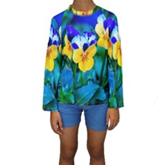 Kids  Long Sleeve Swimwear 