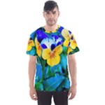 Wallpaper Flower Tulip Men s Sport Mesh Tee