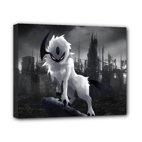 Wolf Canvas 10  x 8  (Stretched) from ArtsNow.com