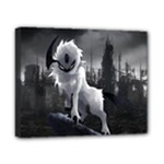Wolf Canvas 10  x 8  (Stretched)