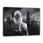 Wolf Canvas 16  x 12  (Stretched)