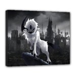 Wolf Deluxe Canvas 24  x 20  (Stretched)