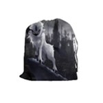 Wolf Drawstring Pouch (Large)