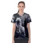 Wolf Women s Sport Mesh Tee
