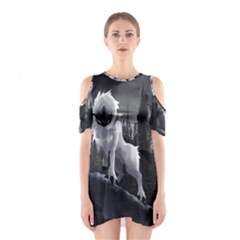 Shoulder Cutout One Piece Dress 