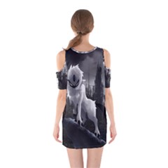 Shoulder Cutout One Piece Dress 