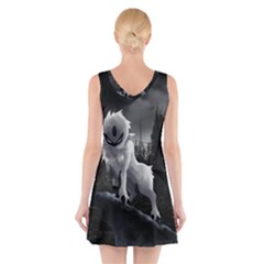 V-Neck Sleeveless Dress 