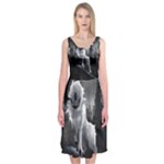 Wolf Midi Sleeveless Dress