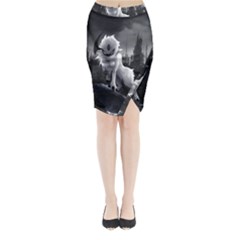 Wolf Midi Wrap Pencil Skirt from ArtsNow.com