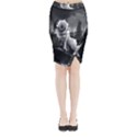 Midi Wrap Pencil Skirt 