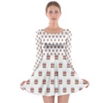 Image Long Sleeve Skater Dress