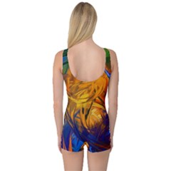 One Piece Boyleg Swimsuit 