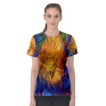 Abstract Paintings Women s Sport Mesh Tee