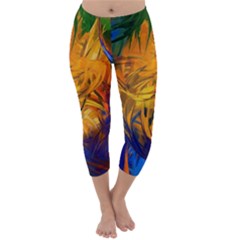 Capri Winter Leggings Front Capri Winter Leggings Front