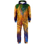 Abstract Paintings Hooded Jumpsuit (Men)