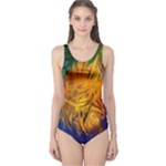 Abstract Paintings One Piece Swimsuit