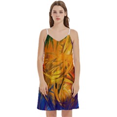 Mini Camis Dress With Pockets 