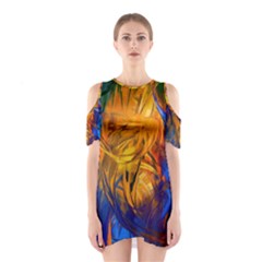 Shoulder Cutout One Piece Dress 