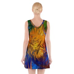 V-Neck Sleeveless Dress 