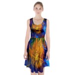 Abstract Paintings Racerback Midi Dress