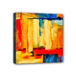 Abstrak Paint Mini Canvas 4  x 4  (Stretched)