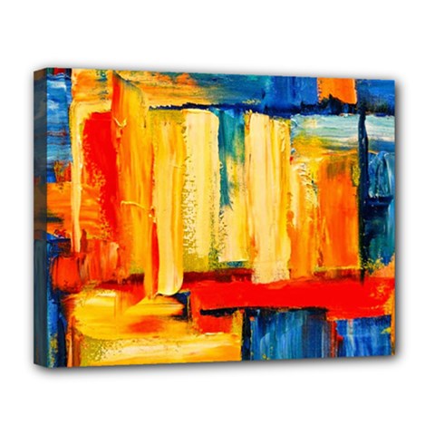 Abstrak Paint Canvas 14  x 11  (Stretched) from ArtsNow.com