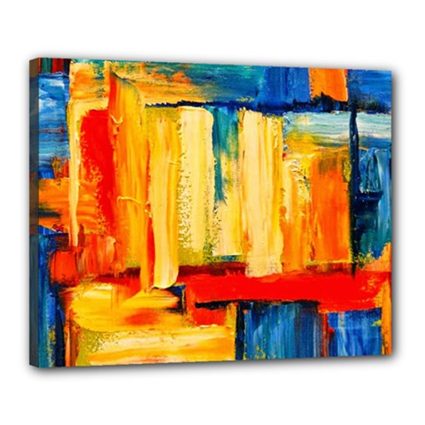 Abstrak Paint Canvas 20  x 16  (Stretched) from ArtsNow.com