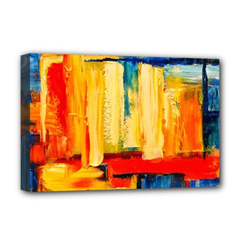 Abstrak Paint Deluxe Canvas 18  x 12  (Stretched) from ArtsNow.com