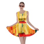 Abstrak Paint Skater Dress