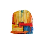 Abstrak Paint Drawstring Pouch (Medium)