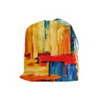 Abstrak Paint Drawstring Pouch (Large)