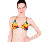 Abstrak Paint Bikini Top