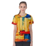 Abstrak Paint Women s Cotton Tee