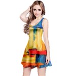 Abstrak Paint Reversible Sleeveless Dress