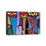 Art Painting Pop Design Stars Mini Canvas 6  x 4  (Stretched)