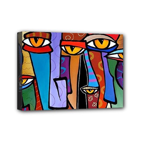 Art Painting Pop Design Stars Mini Canvas 7  x 5  (Stretched) from ArtsNow.com
