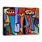 Art Painting Pop Design Stars Canvas 16  x 12  (Stretched)