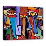 Art Painting Pop Design Stars Canvas 20  x 16  (Stretched)