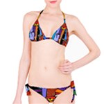Art Painting Pop Design Stars Bikini Set
