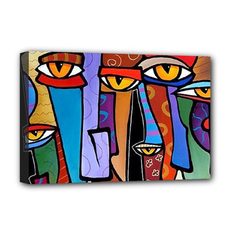 Art Painting Pop Design Stars Deluxe Canvas 18  x 12  (Stretched) from ArtsNow.com