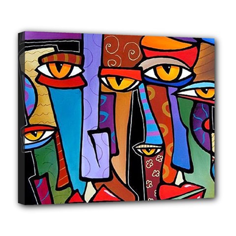 Art Painting Pop Design Stars Deluxe Canvas 24  x 20  (Stretched) from ArtsNow.com