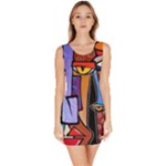 Art Painting Pop Design Stars Bodycon Dress