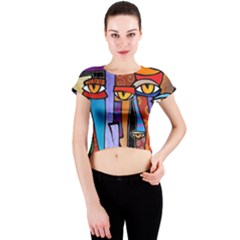 Crew Neck Crop Top 