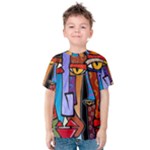 Art Painting Pop Design Stars Kid s Cotton Tee
