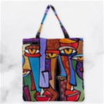 Art Painting Pop Design Stars Grocery Tote Bag