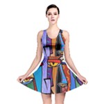 Art Painting Pop Design Stars Reversible Skater Dress
