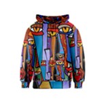 Art Painting Pop Design Stars Kids  Zipper Hoodie