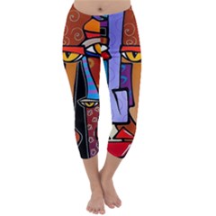 Capri Winter Leggings Front Capri Winter Leggings Front