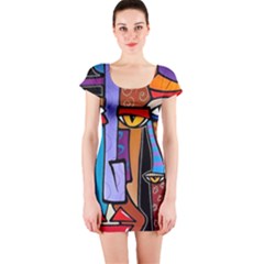 Short Sleeve Bodycon Dress Front Short Sleeve Bodycon Dress Front