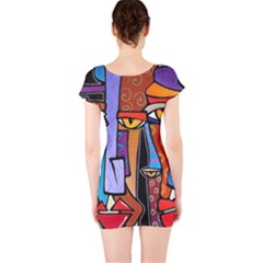 Short Sleeve Bodycon Dress Back Short Sleeve Bodycon Dress Back
